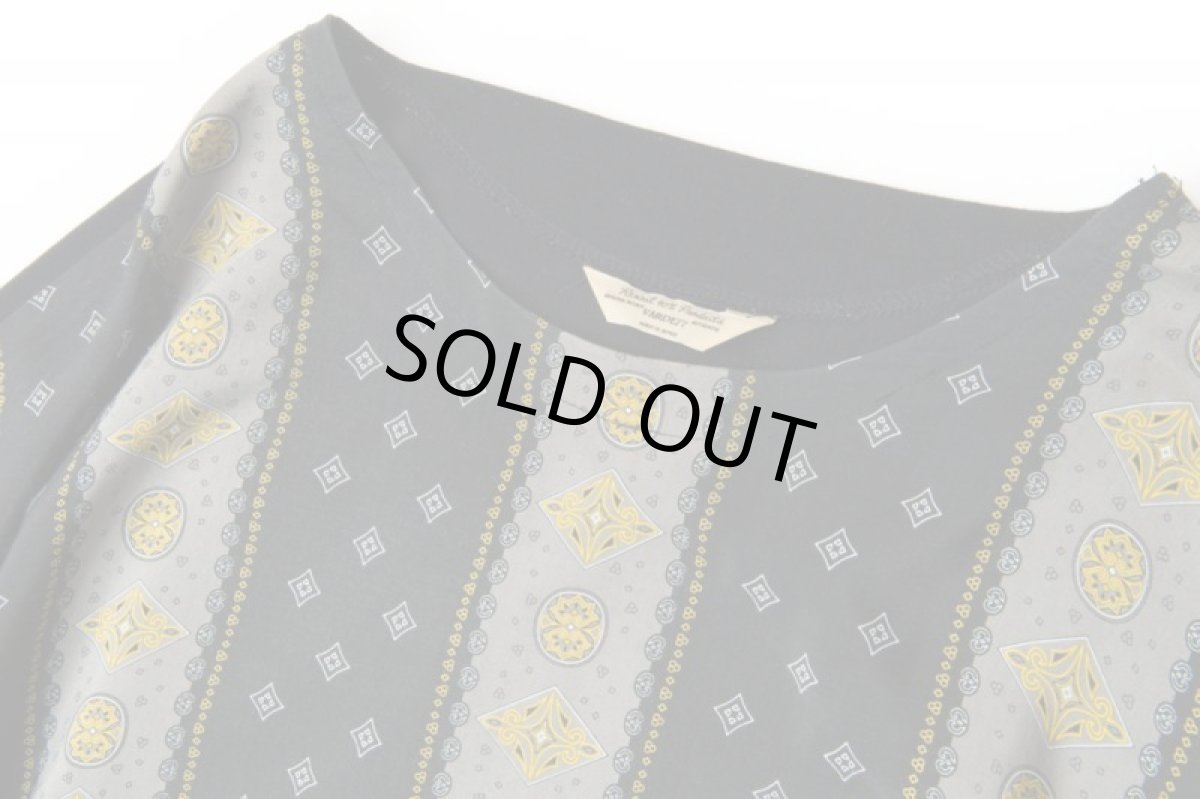 画像3:  VINTAGE TEXTILE BLACK　ALOHA CUTSEW (3)