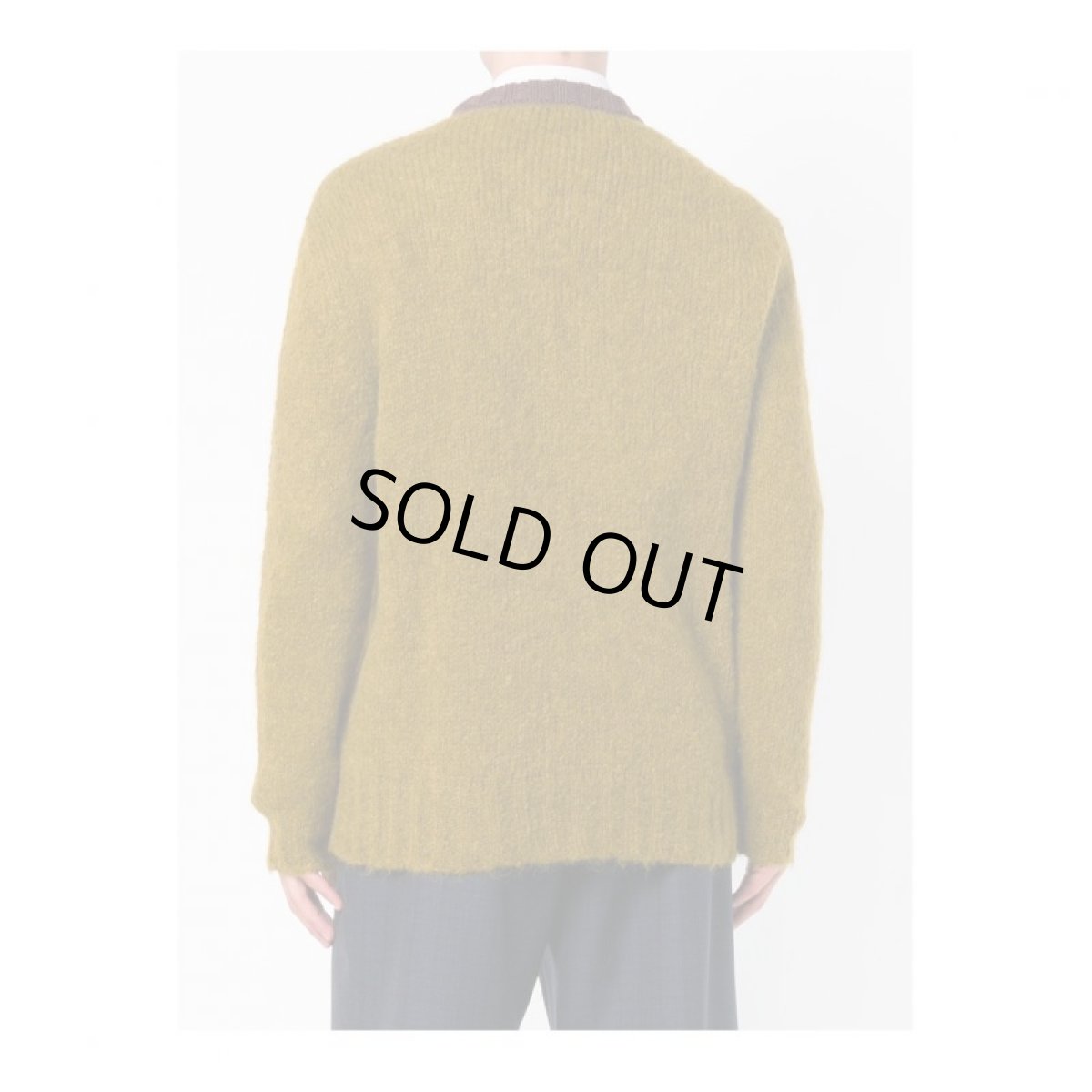 画像4: M A R N I 18AW CREW NECK KNIT KHAKI (4)