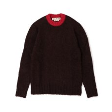 画像1: M A R N I 18AW CREW NECK KNIT  BROWN (1)