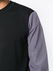 画像4: M A R N I 18AW CONTRAST SLEEVE SWEATER BLACK (4)