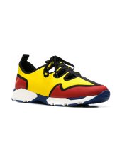 画像1: CUTOUT SNEAKER YELLOW (1)