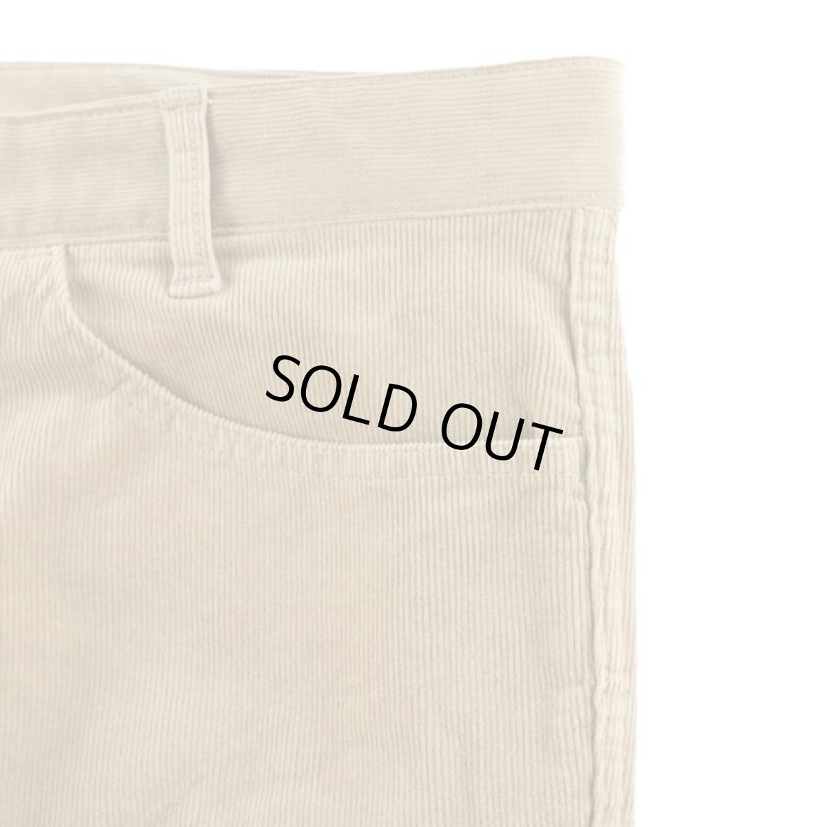 画像4: VINTAGE STRETCH CORDUROY PANTS BEIGE (4)
