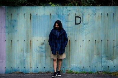 画像1: BLOCK DOUBLE PARKA SHIRTS NAVY