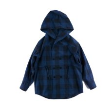 画像1: BLOCK DOUBLE PARKA SHIRTS NAVY (1)