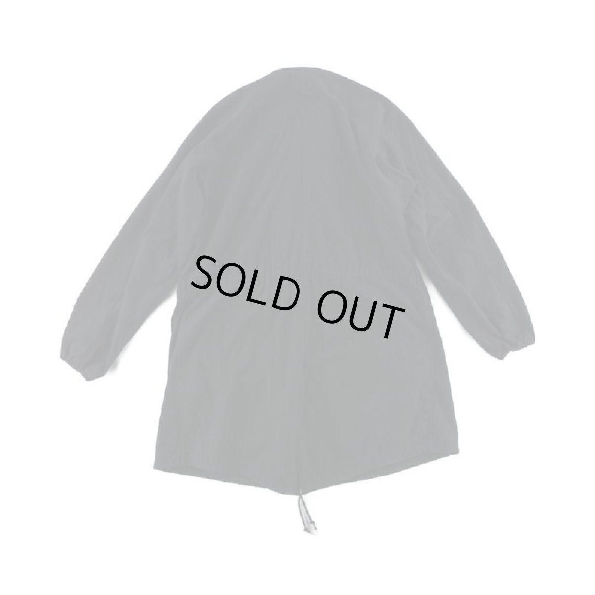 画像2: 62' US ARMY VESICANT GAS PROTECTIVE COAT〈SOLID〉 BLACK (2)