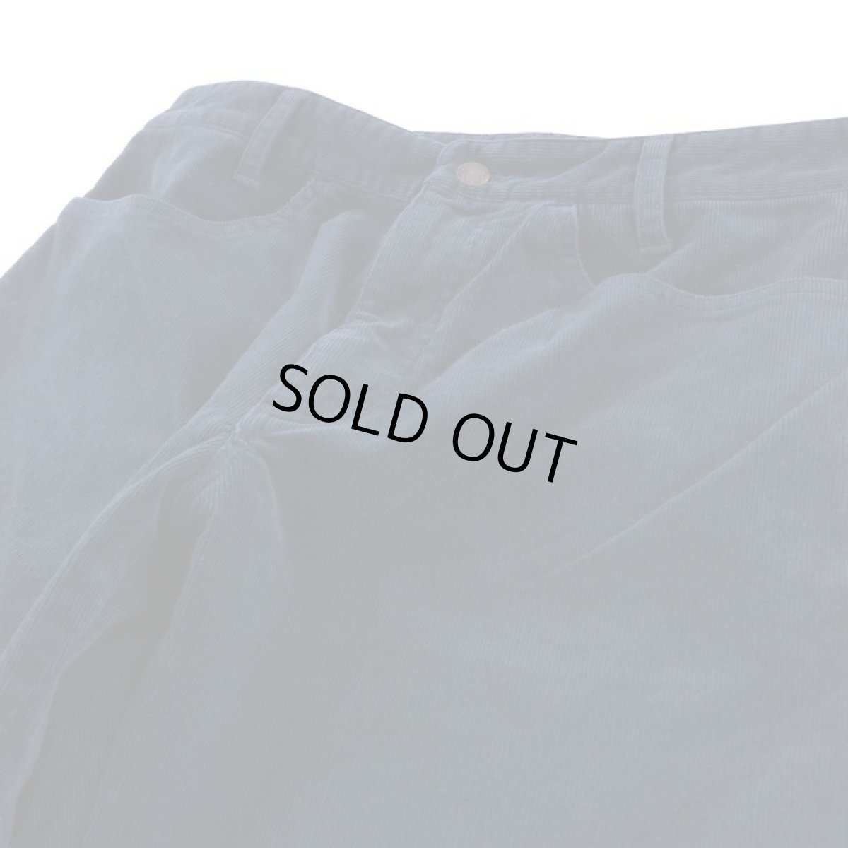 画像5: VINTAGE STRETCH CORDUROY PANTS NAVY (5)