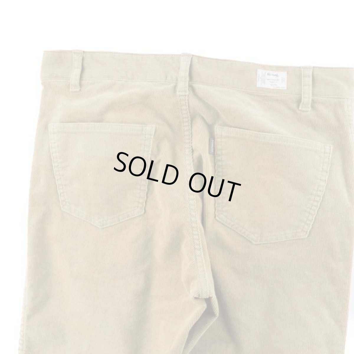 画像8: VINTAGE STRETCH CORDUROY PANTS BEIGE (8)