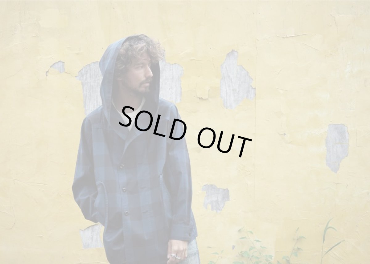 画像8: BLOCK DOUBLE PARKA SHIRTS NAVY (8)