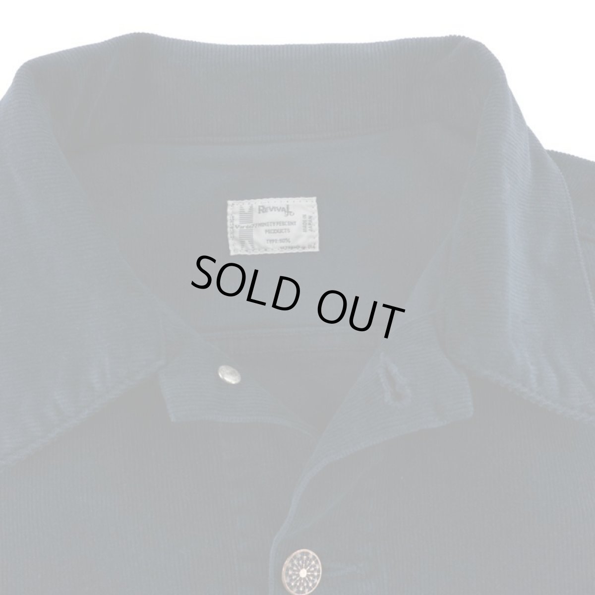 画像2: VINTAGE STRETCH CORDUROY JACKET NAVY (2)