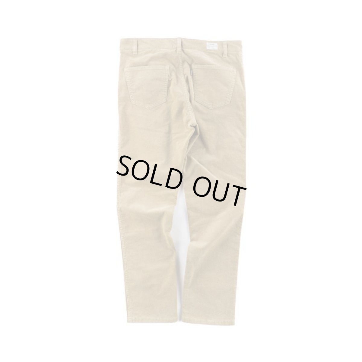 画像7: VINTAGE STRETCH CORDUROY PANTS BEIGE (7)