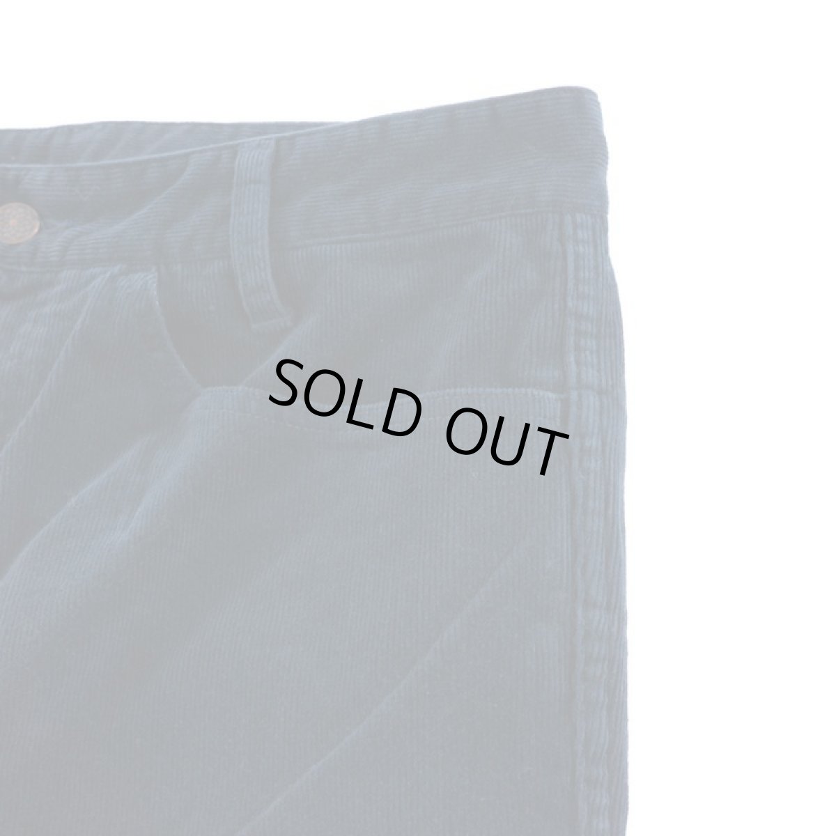 画像4: VINTAGE STRETCH CORDUROY PANTS NAVY (4)