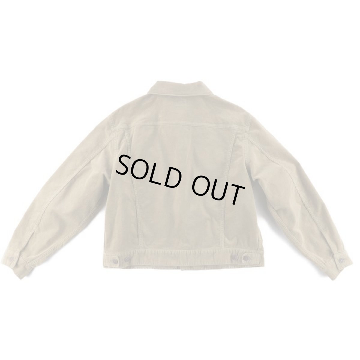 画像2: VINTAGE STRETCH CORDUROY JACKET BEIGE (2)