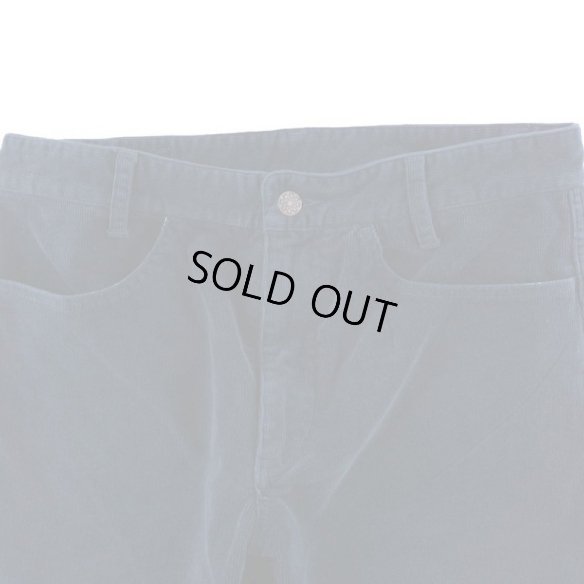画像2: VINTAGE STRETCH CORDUROY PANTS NAVY (2)