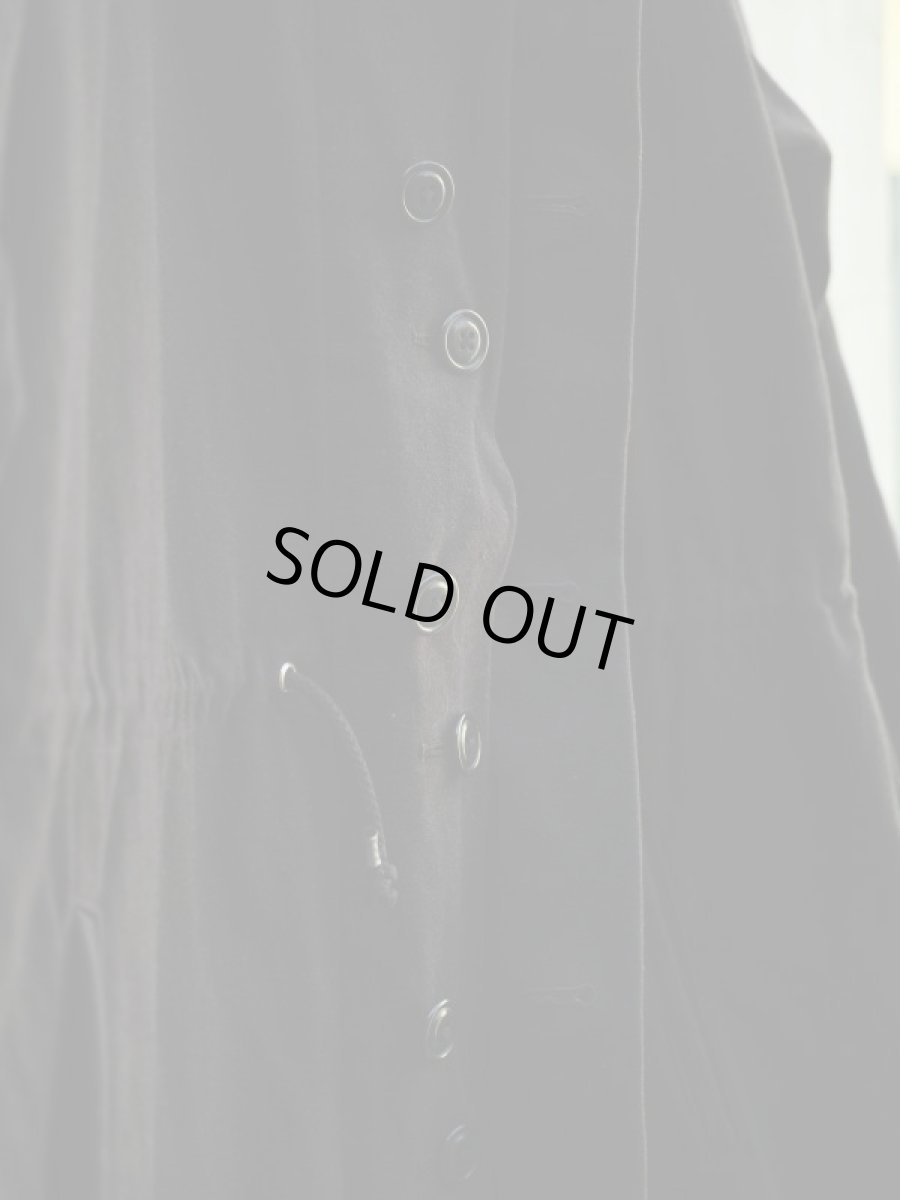 画像15: 62' US ARMY VESICANT GAS PROTECTIVE COAT〈SOLID〉 BLACK (15)