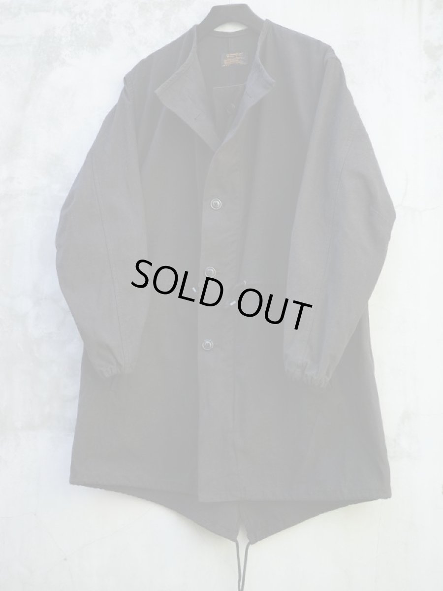 画像9: 62' US ARMY VESICANT GAS PROTECTIVE COAT〈SOLID〉 BLACK (9)