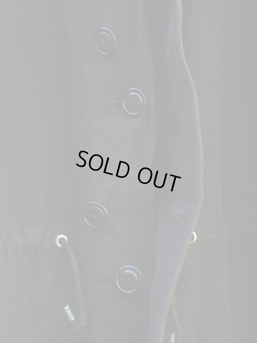 画像16: 62' US ARMY VESICANT GAS PROTECTIVE COAT〈SOLID〉 BLACK (16)