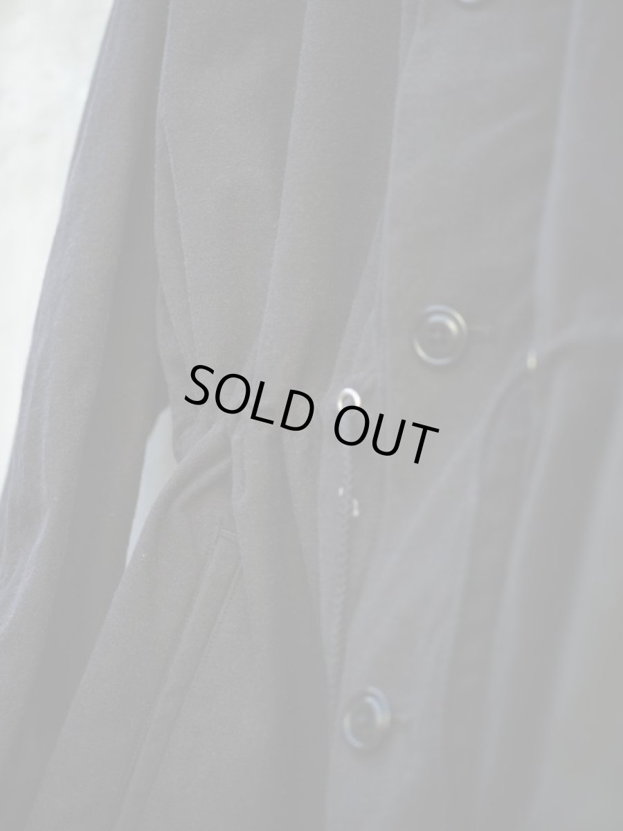 画像14: 62' US ARMY VESICANT GAS PROTECTIVE COAT〈SOLID〉 BLACK (14)