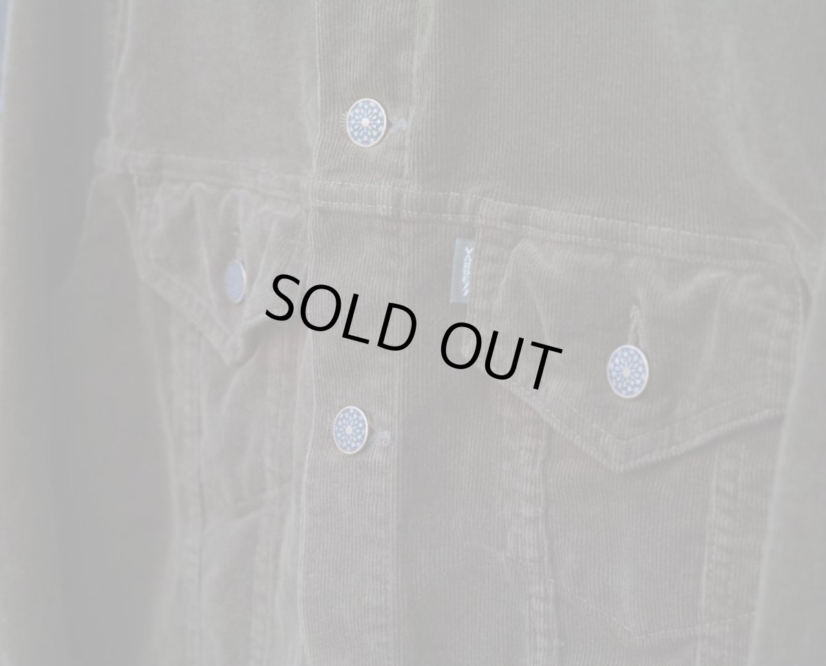 画像10: VINTAGE STRETCH CORDUROY JACKET BROWN (10)