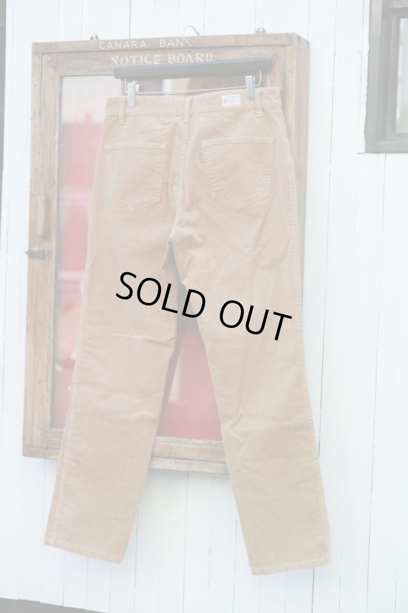 画像13: VINTAGE STRETCH CORDUROY PANTS BEIGE (13)