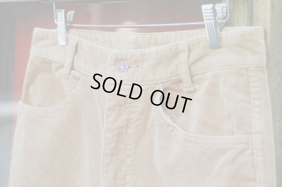 画像12: VINTAGE STRETCH CORDUROY PANTS BEIGE (12)