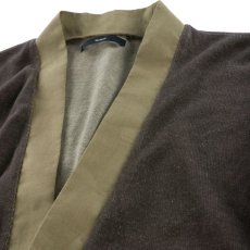 画像3: COMPOUNDED KNIT LONG CARDIGAN BROWN (3)