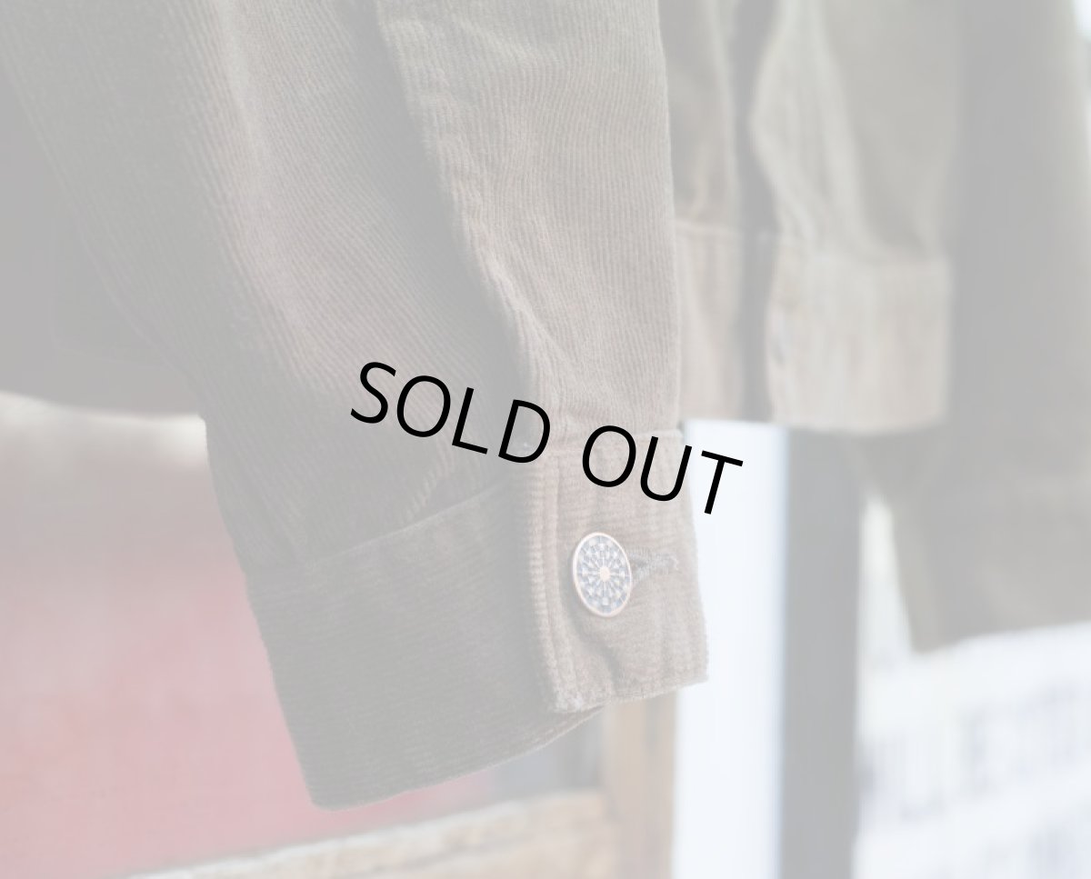 画像11: VINTAGE STRETCH CORDUROY JACKET BROWN (11)