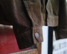 画像11: VINTAGE STRETCH CORDUROY JACKET BROWN (11)