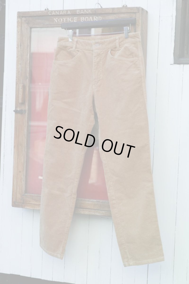 画像11: VINTAGE STRETCH CORDUROY PANTS BEIGE (11)