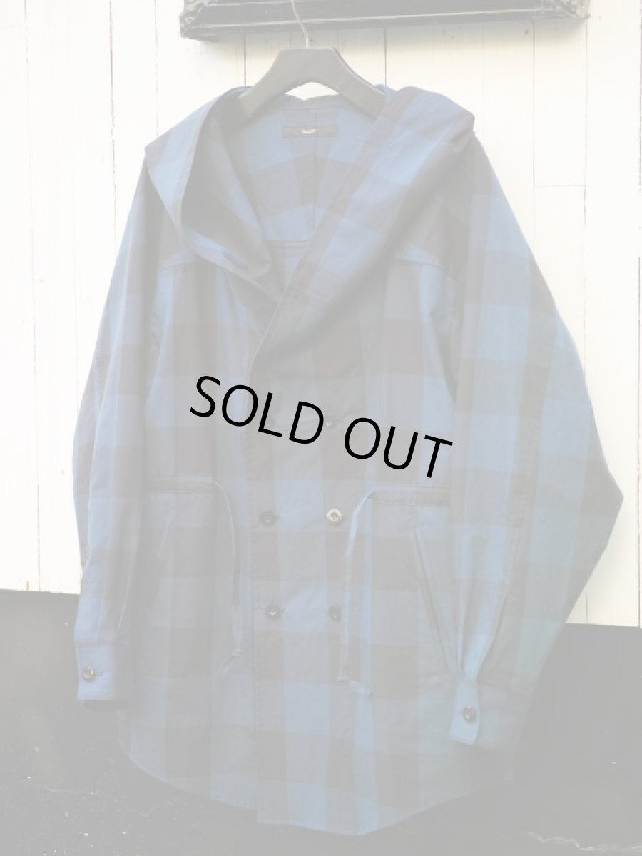 画像9: BLOCK DOUBLE PARKA SHIRTS NAVY (9)