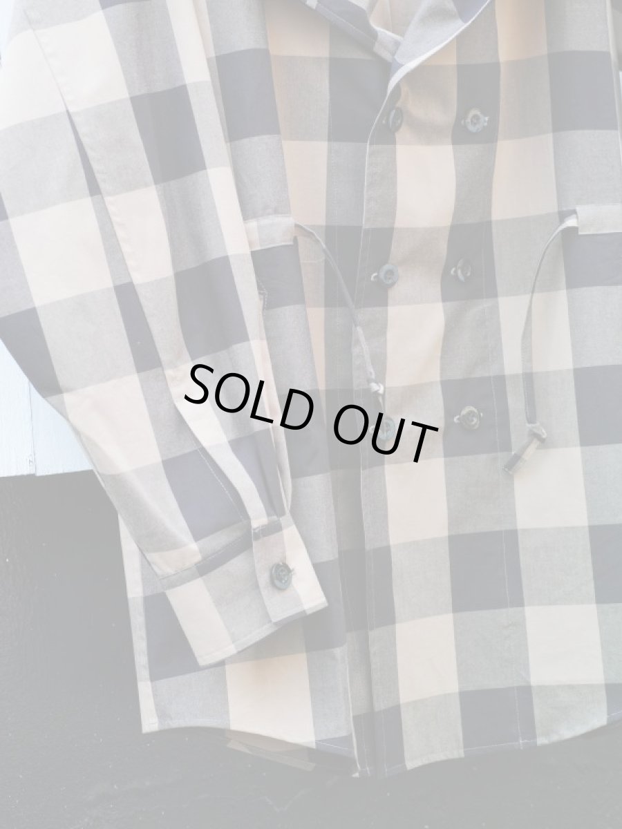 画像12: BLOCK DOUBLE PARKA SHIRTS BEIGE (12)