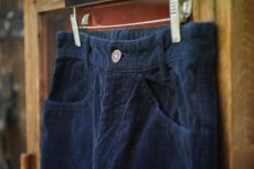 画像11: VINTAGE STRETCH CORDUROY PANTS NAVY (11)