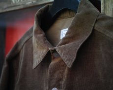 画像9: VINTAGE STRETCH CORDUROY JACKET BROWN (9)