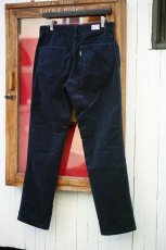 画像12: VINTAGE STRETCH CORDUROY PANTS NAVY (12)