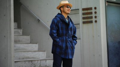 画像3: BLOCK DOUBLE PARKA SHIRTS NAVY