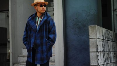 画像2: BLOCK DOUBLE PARKA SHIRTS NAVY