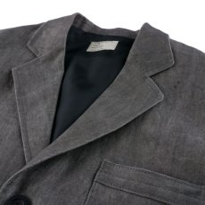 画像3: LINEN SUMIZOME ATELIER COAT GRAY (3)