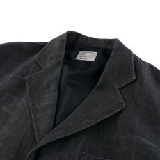 画像3: LINEN SUMIZOME ATELIER COAT CHARCOAL GRAY (3)