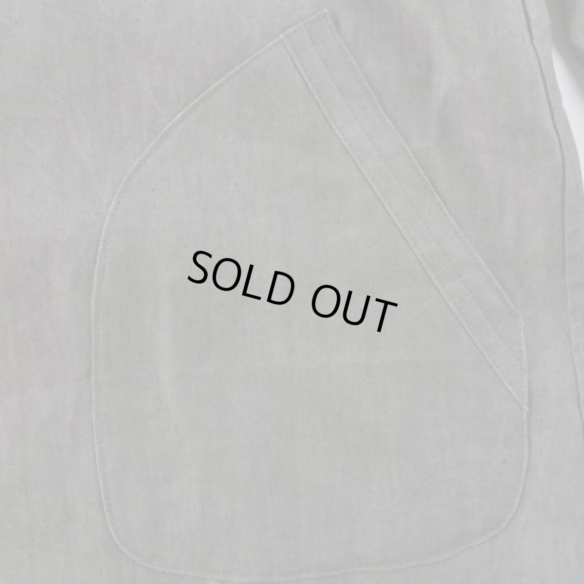 画像7: LINEN SUMIZOME ATELIER COAT GRAY (7)