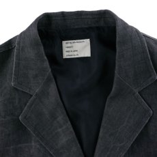 画像4: LINEN SUMIZOME ATELIER COAT CHARCOAL GRAY (4)