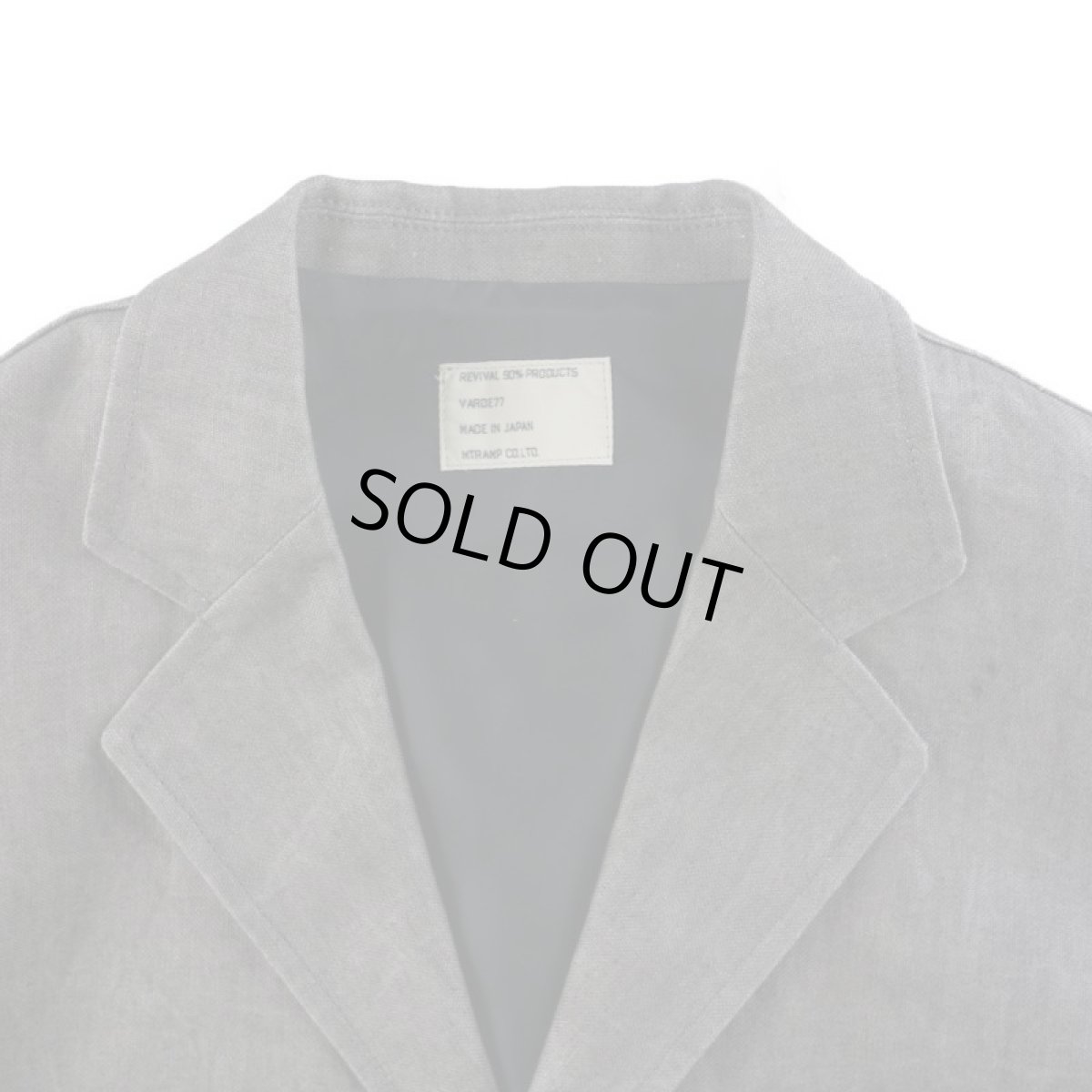 画像4: LINEN SUMIZOME ATELIER COAT GRAY (4)