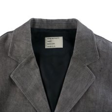 画像4: LINEN SUMIZOME ATELIER COAT GRAY (4)