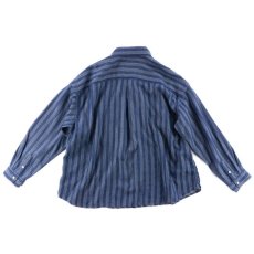 画像2: STRIPE JACQUARD CHAMBRAY PULLOVER SHIRTS (2)