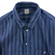 画像3: STRIPE JACQUARD CHAMBRAY PULLOVER SHIRTS (3)