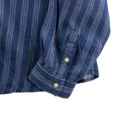 画像5: STRIPE JACQUARD CHAMBRAY PULLOVER SHIRTS (5)