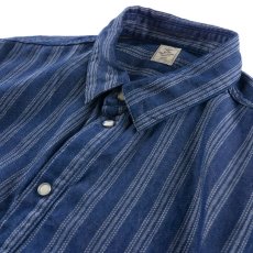 画像7: STRIPE JACQUARD CHAMBRAY PULLOVER SHIRTS (7)