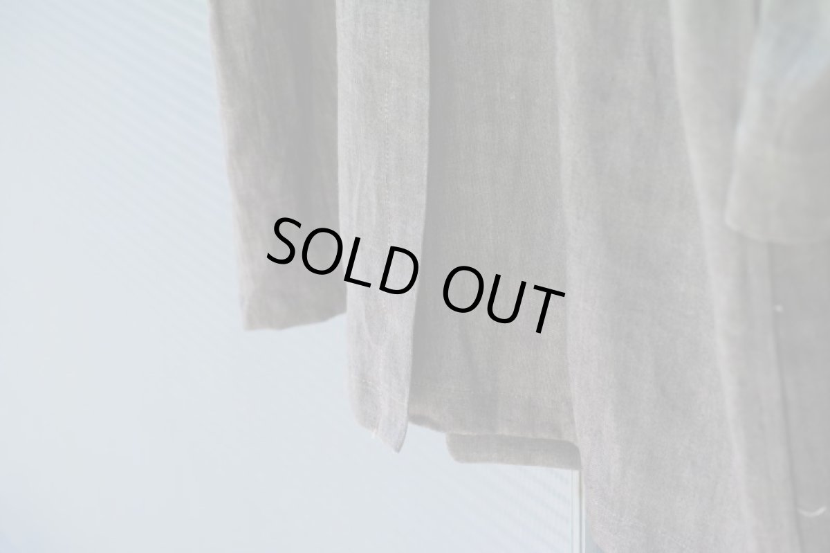 画像17: LINEN SUMIZOME ATELIER COAT GRAY (17)