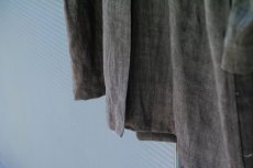 画像17: LINEN SUMIZOME ATELIER COAT GRAY (17)