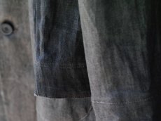 画像20: LINEN SUMIZOME ATELIER COAT GRAY (20)