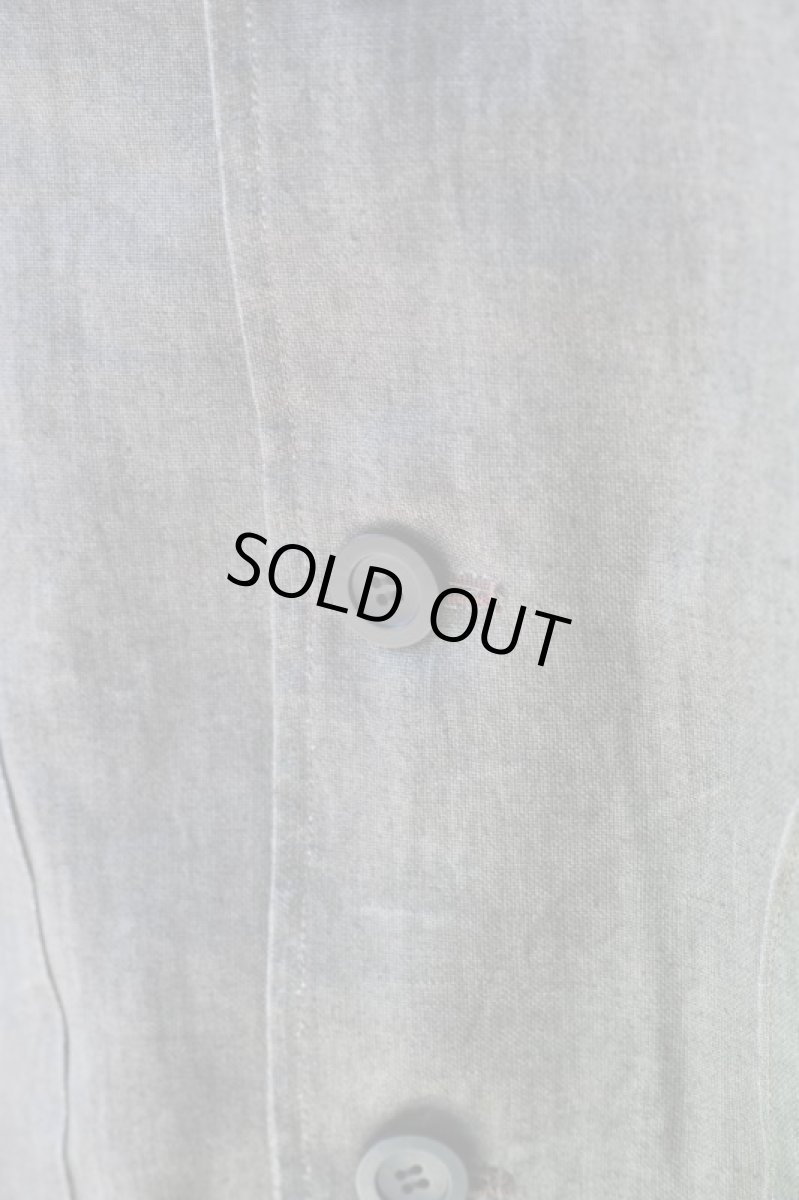 画像13: LINEN SUMIZOME ATELIER COAT GRAY (13)