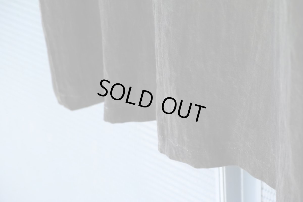 画像16: LINEN SUMIZOME ATELIER COAT CHARCOAL GRAY (16)